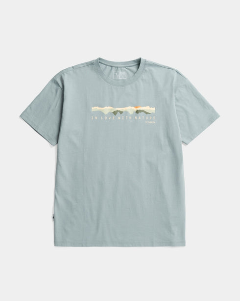 TreeShirt Mountain Panorama Elemental Blue